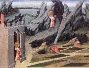 Giovanni di Paolo, Johannes Doparen drar sig tillbaka till oknen